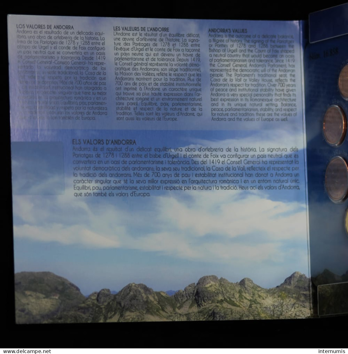 Andorre / Andorra, Coffret - Euro SERIE / Coin Set : 8 Pièces (Coins), 2015, BU (Special Mint Strike) - Andorra