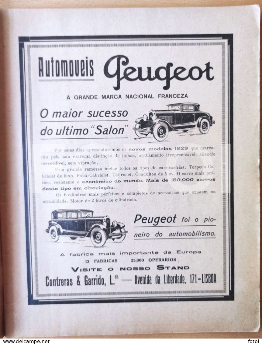 Nº 2 REVISTA 1929 ACP AUTOMOVEL CLUB PORTUGAL MAGAZINE LATIL MARMON CITROEN PEUGEOT RAMPA SINTRA - Zeitungen & Zeitschriften