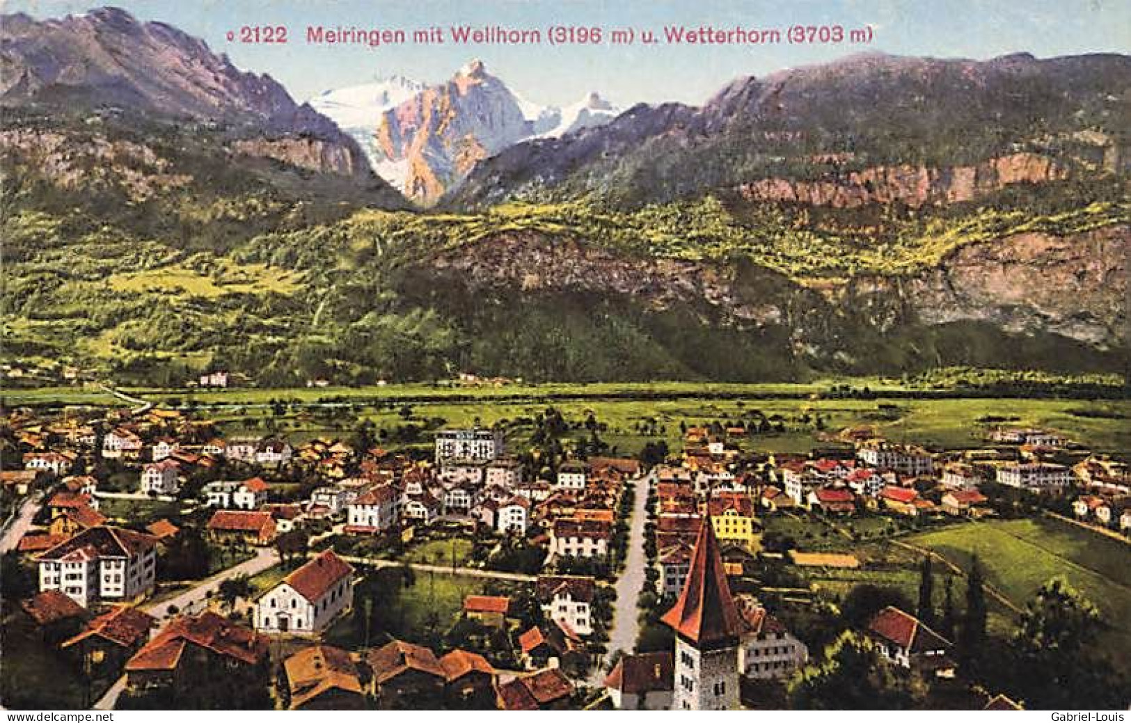 Meiringen Wetterhorn 1916 - Meiringen