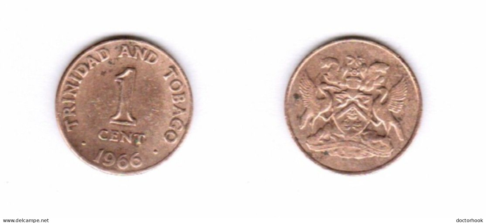 TRINIDAD & TOBAGO   1 CENT 1966 (KM # 1) #7164 - Trinidad & Tobago