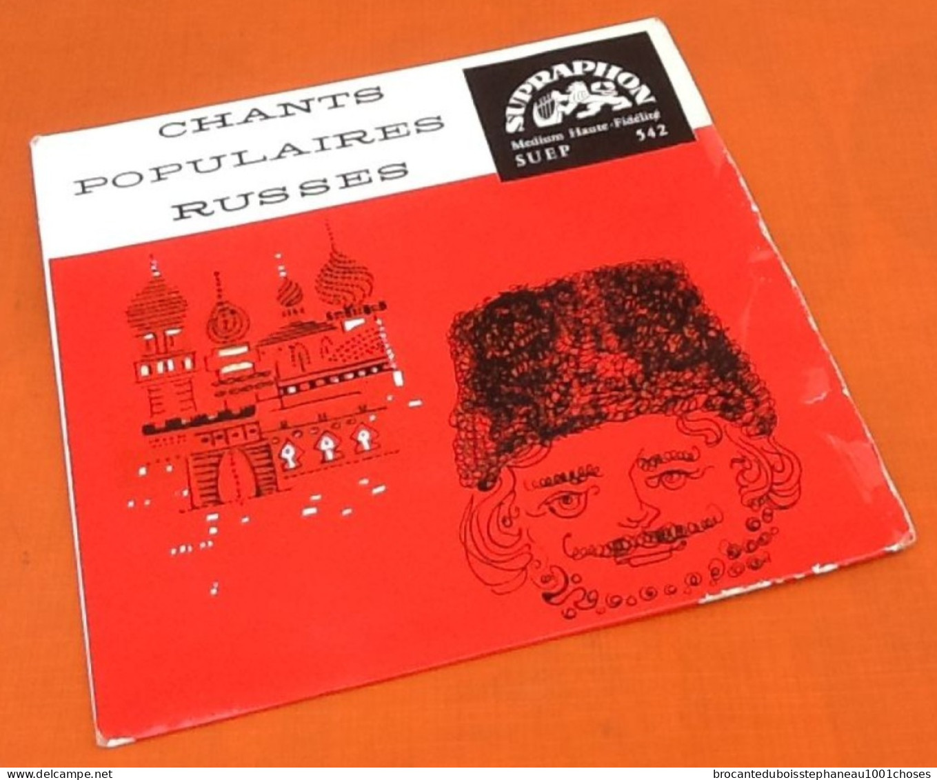 Vinyle 45 Tours Chants Populaires Russes Alexandrov Choeurs Et Danseurs De L' Armée Rouge - Música Del Mundo