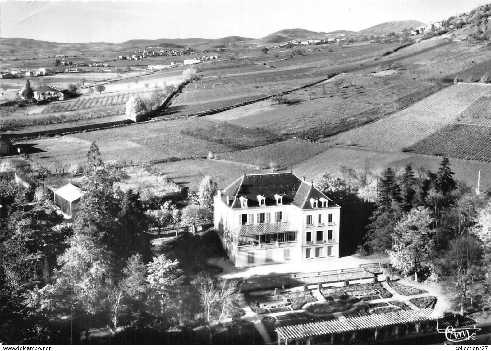 69-LE-BOIS-D'OINGT- VUE AERIENNE " MON REPOS " MAISON DE CONVALESCENCE - Le Bois D'Oingt