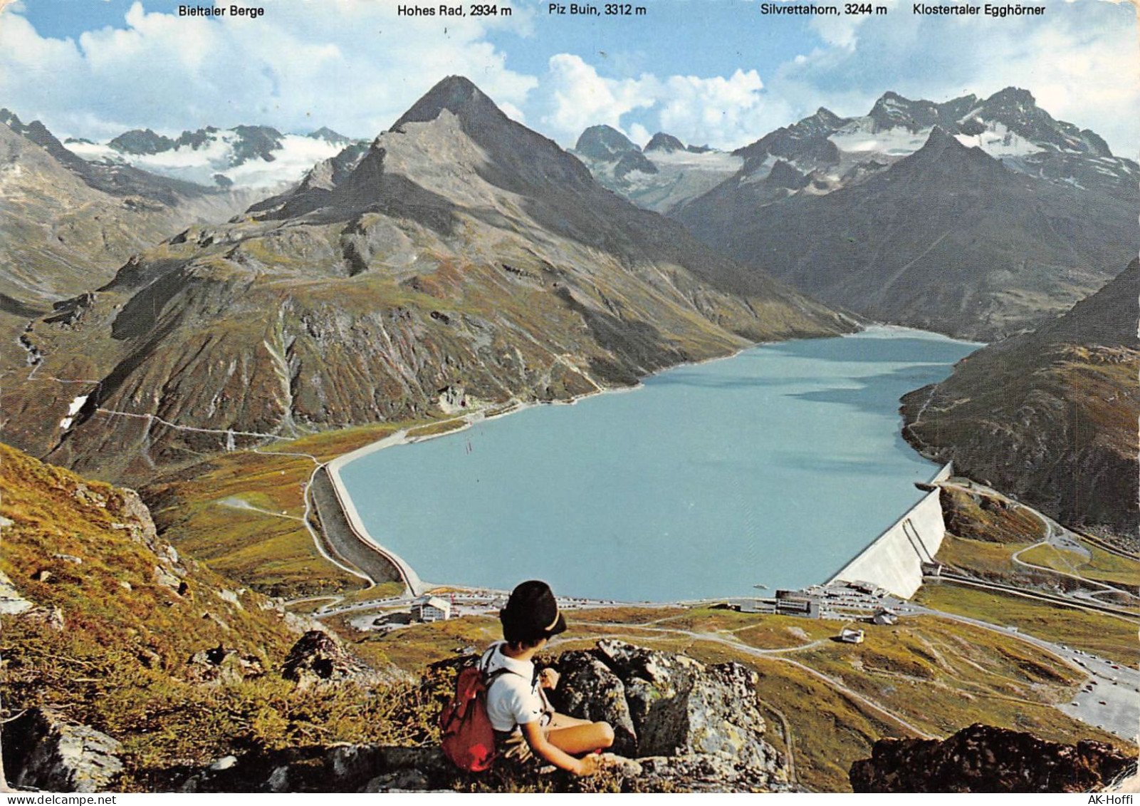 Silvretta-Stausee Mit Bieler Höhe, 2071 M Gelaufen - Schruns