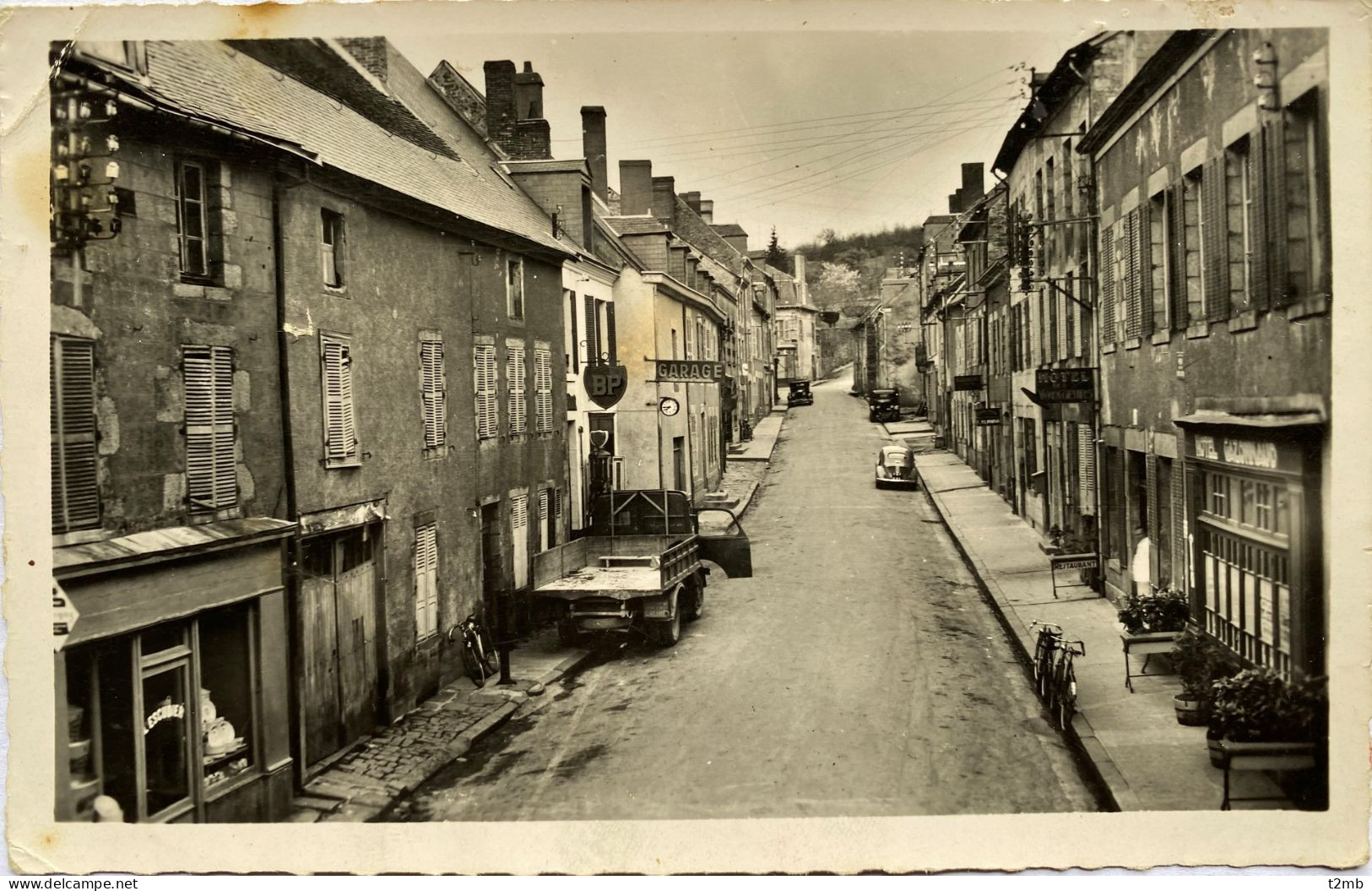 CPSM BENEVENT (Creuse) - La Rue D'Herse - Benevent L'Abbaye