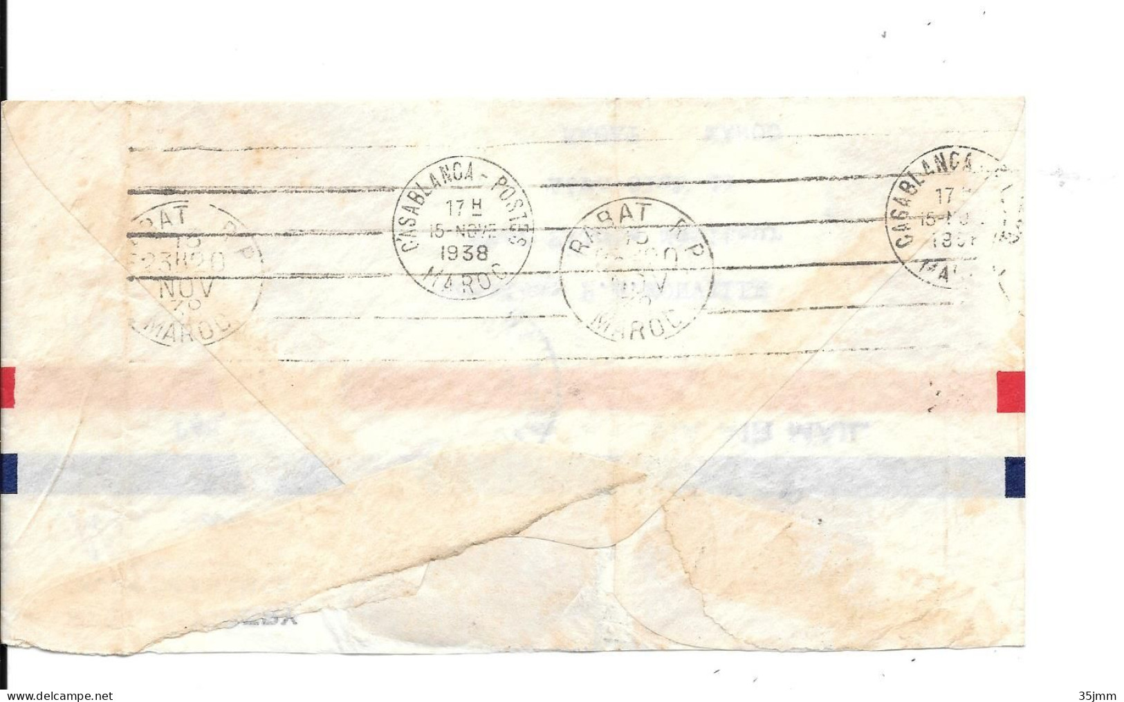 Martinique Lettre  Fort De France 1938 - Poste Aérienne