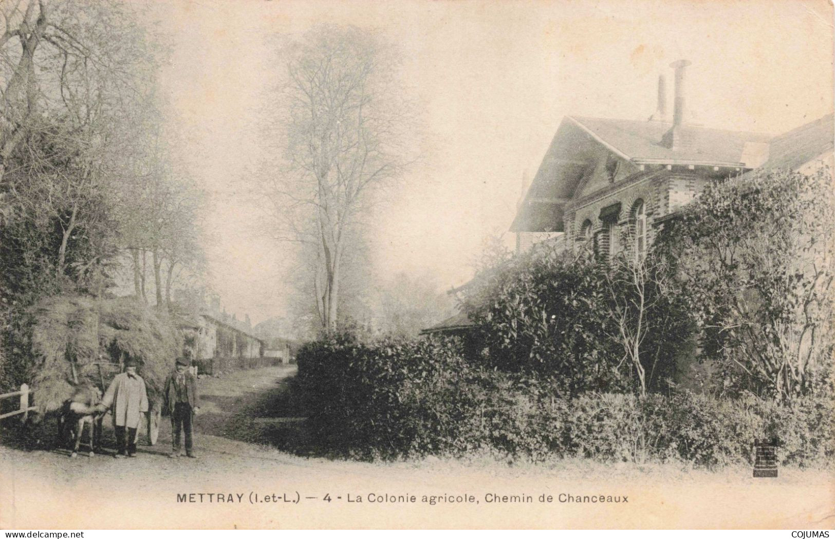37 - METTRAY - S16836 - La Colonie Agricole - Chemin De Chanceaux - L23 - Mettray