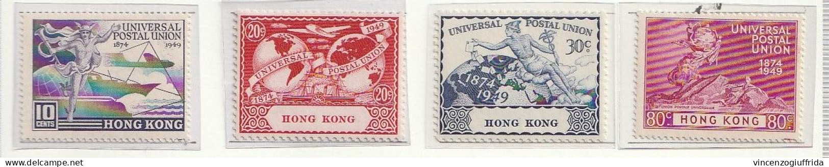 Hong Kong  1949 The 75th Anniversary Of The Universal Postal Union  MNH** - Nuevos