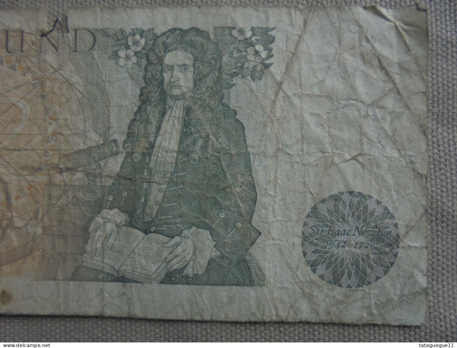 Ancien - Billet de banque - One Pound Bank of England - J.B Page