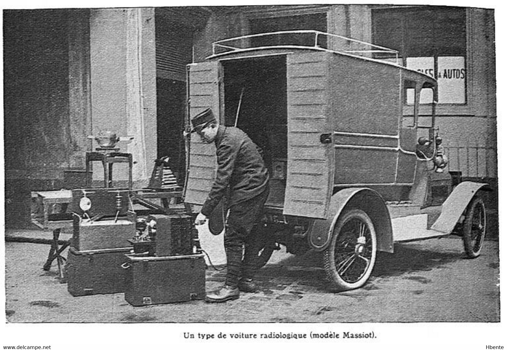 Voiture Radiologique (modèle Massiot) - Petite Curie (Photo) - Auto's