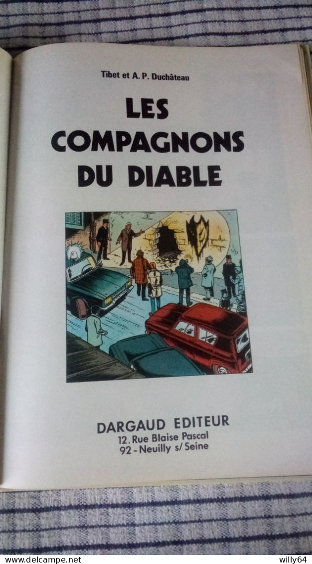 RIC HOCHET   " Les Compagnons Du Diable  " Une Histoire Du Journal TINTIN  1974    DARGAUD   TBE - Ric Hochet