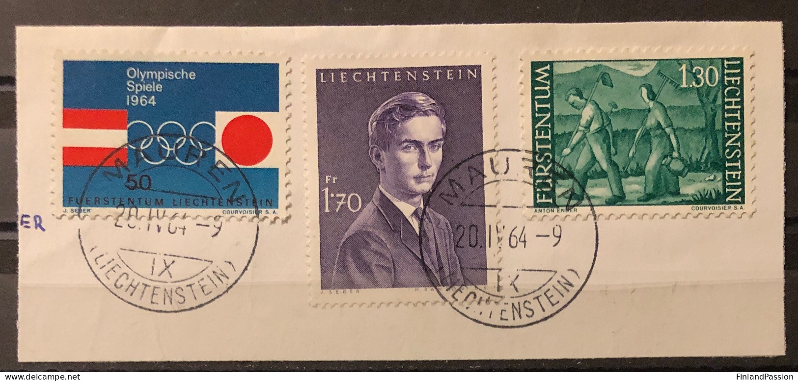 1964. MiNr. 437-439. On Cover Fragment - Briefe U. Dokumente