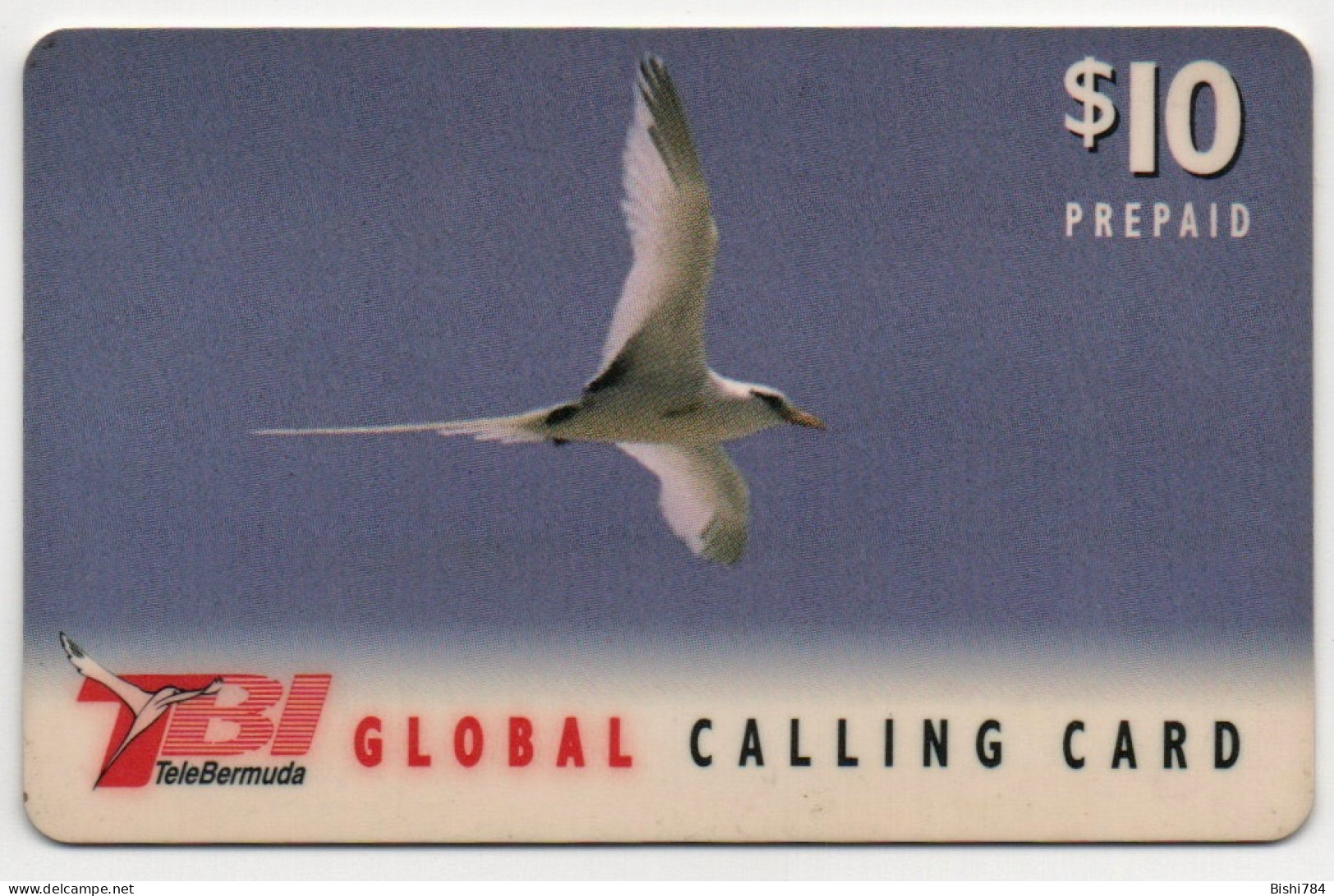 Bermuda - Seagull $10 (with RED TBI Logo) - Bermudes