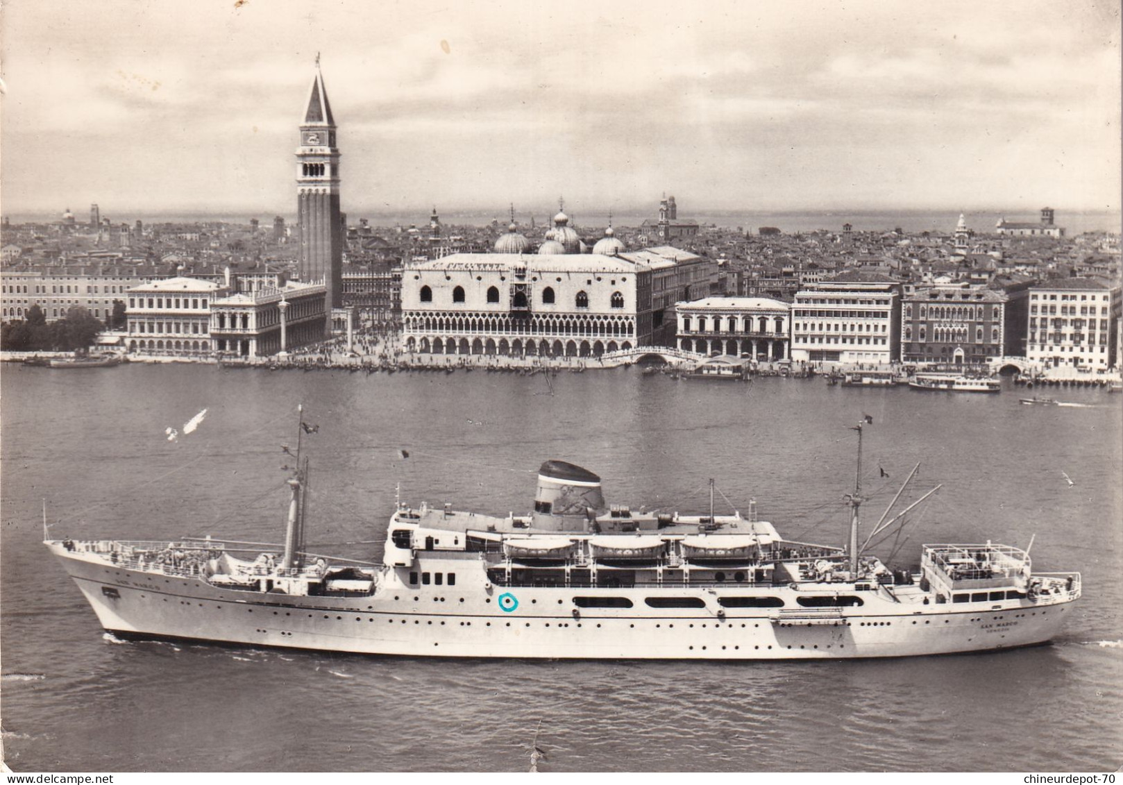 Adriatica Societe De Navigation Venise Paquebot San Marco , Galata 2 Turkiye 1958 - Lettres & Documents