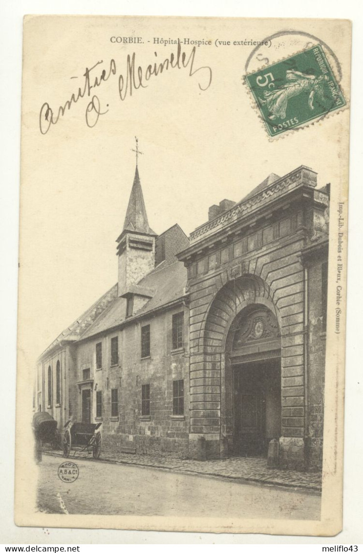 80/CPA 1900 - Corbie - Hopital - Hospice - Corbie