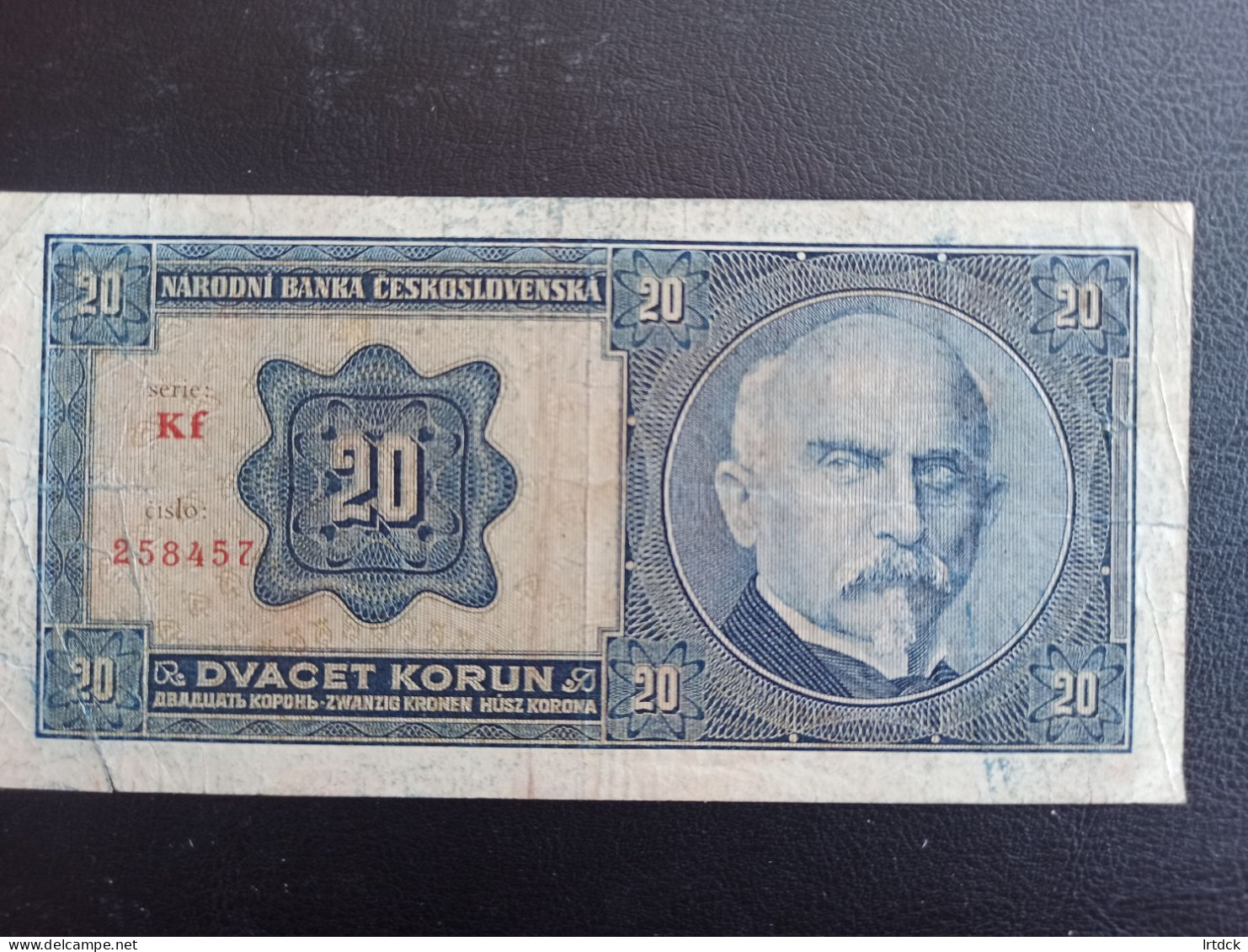 Tchecoslovaquie  Billet  20 Korun 1926 - Tsjechoslowakije