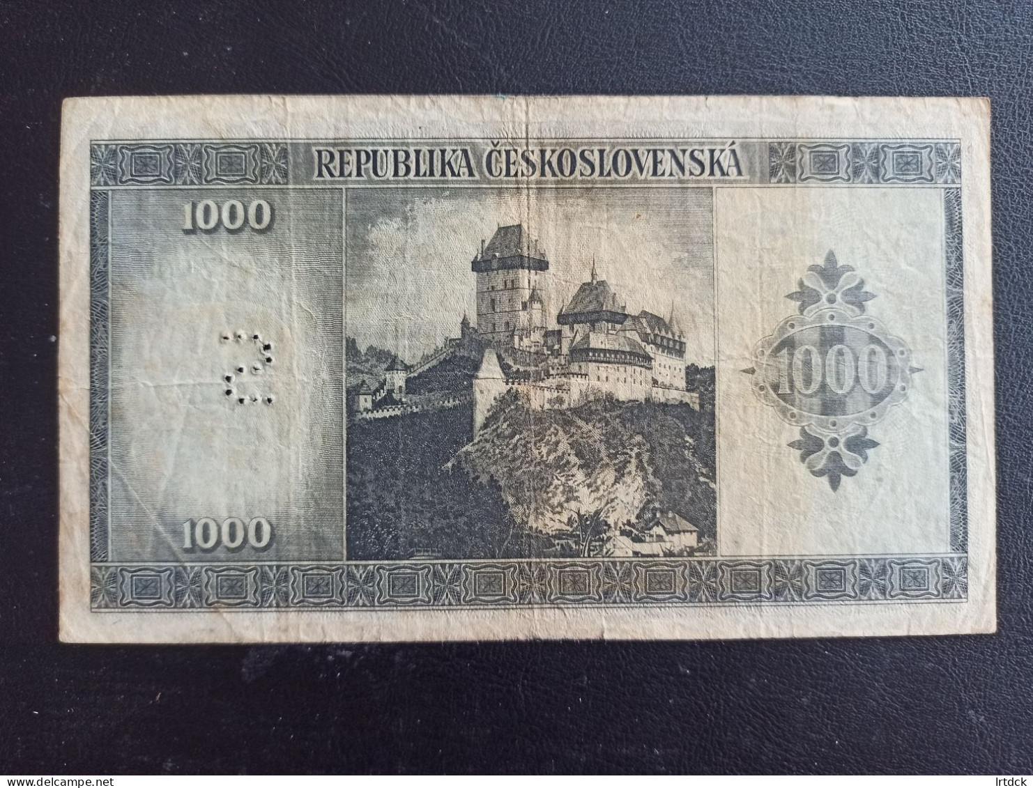 Tchecoslovaquie  Billet  1000 Korun 1945   "Specimen" - Tsjechoslowakije