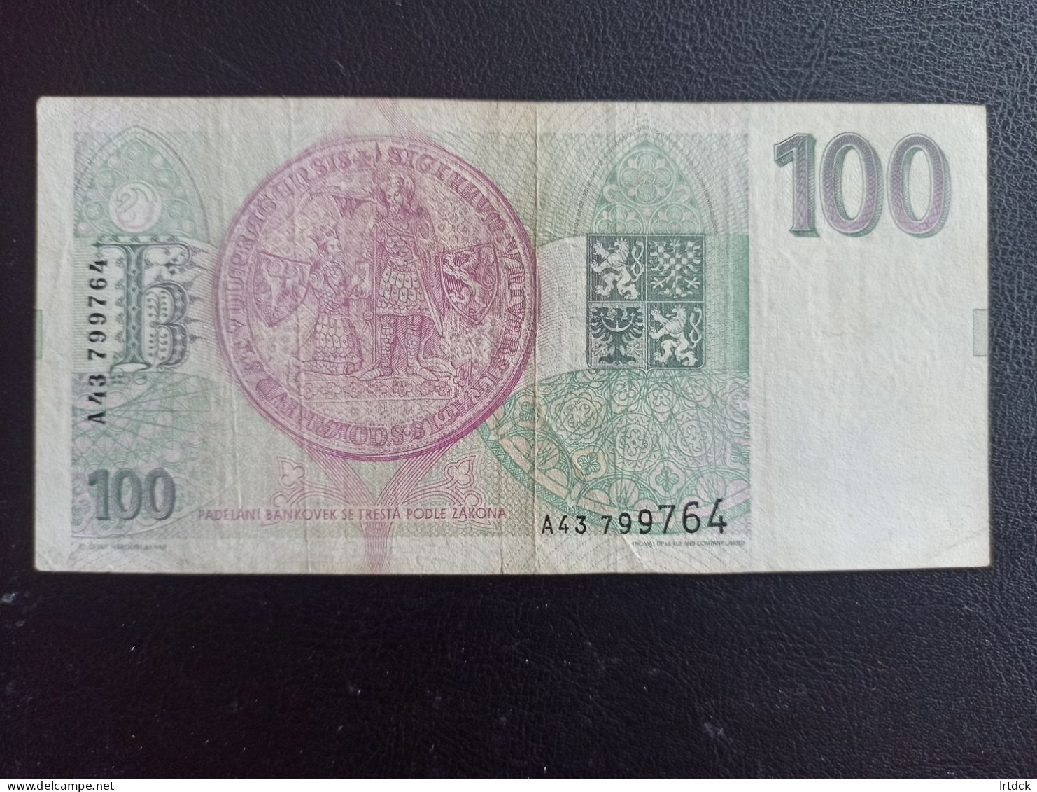 Tchequie  Billet  100 Korun 1993 Tbe - Tchéquie