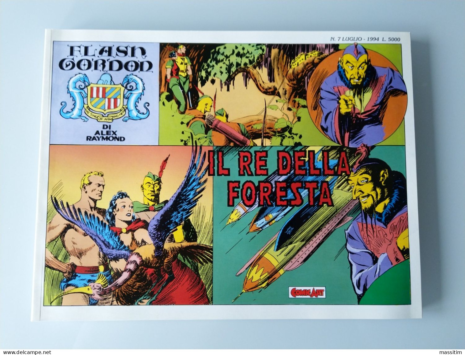 Flash Gordon di Alex Raymond dal n. 1 al n. 10 ( Comic Art 1991-1996 ) Formato orizzontale - Ottimi/Edicola.