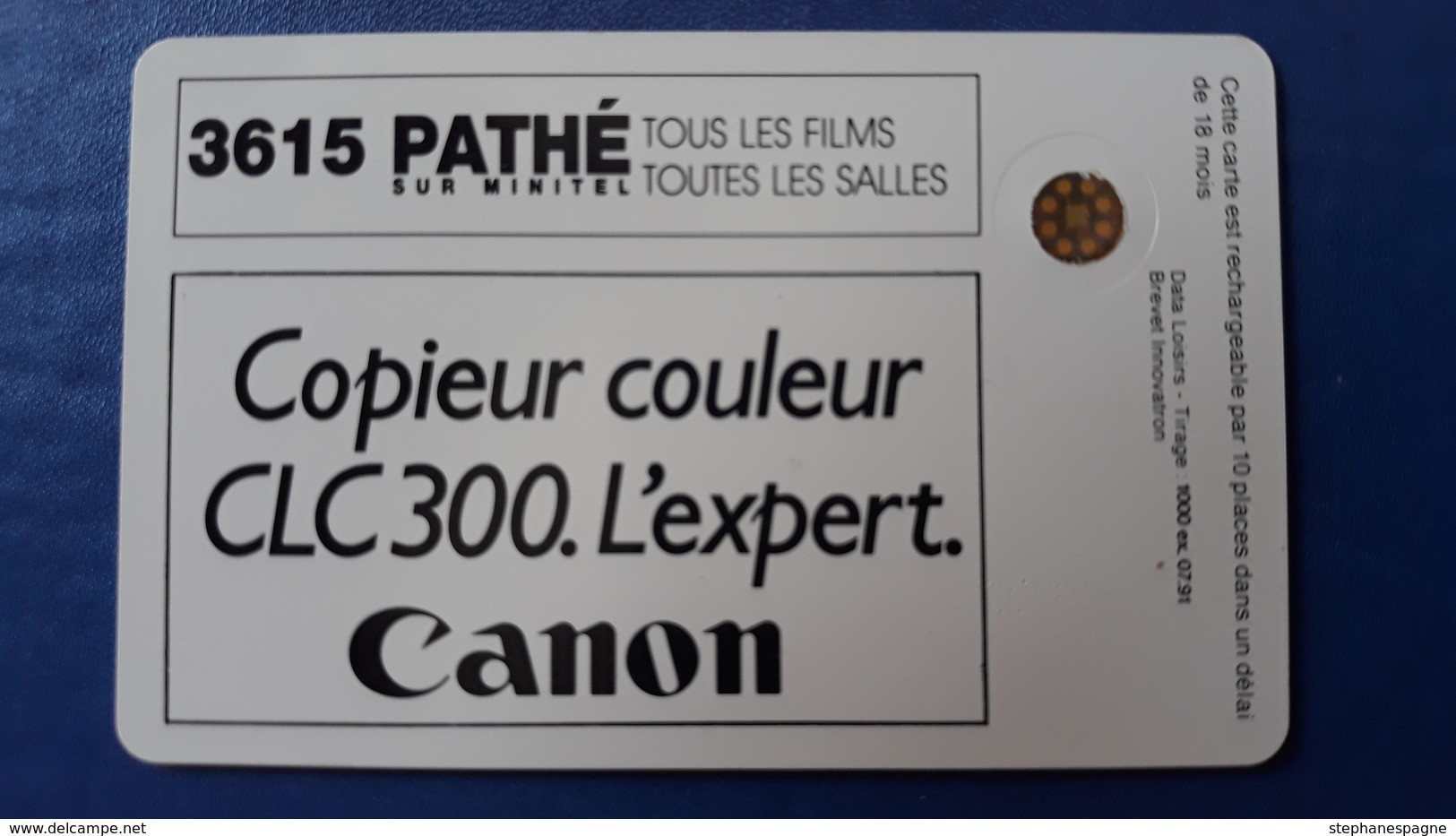 Cinecarte Pathé Cinéma N° 45 - CANON SC5 - Cinéma - Movie Cards