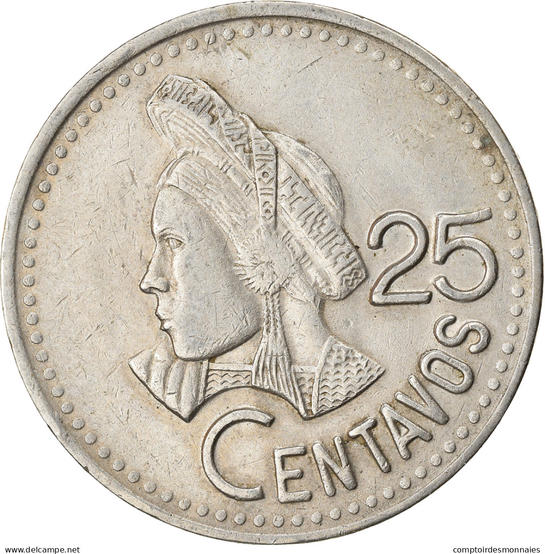 Monnaie, Guatemala, 25 Centavos, 1993, TTB, Copper-nickel, KM:278.5 - Guatemala