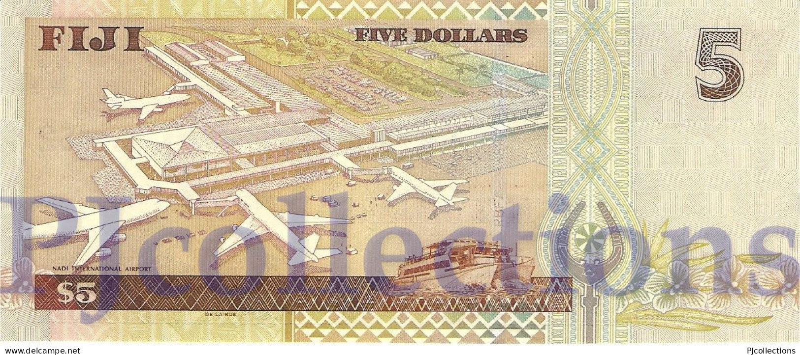 FIJI 5 DOLLARS 2002 PICK 105b UNC - Fidji