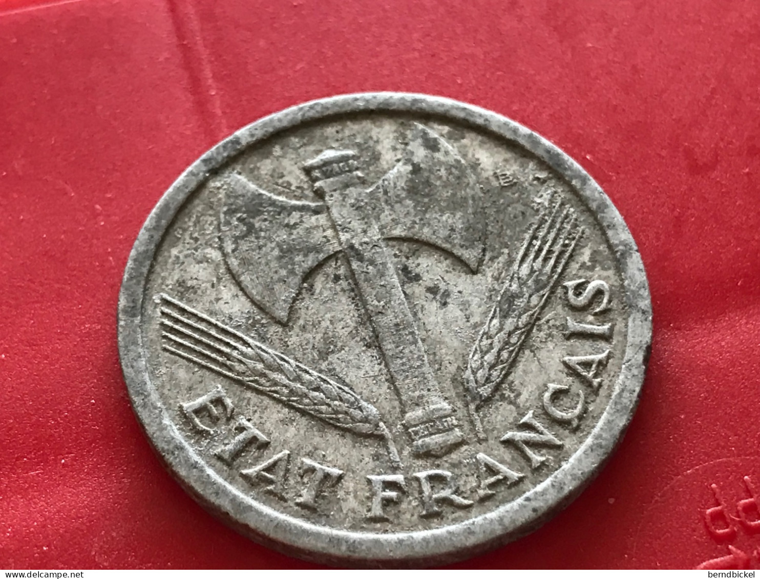 Münze Münzen Umlaufmünze Frankreich 2 Francs 1943 Ohne Münzzeichen - 2 Francs