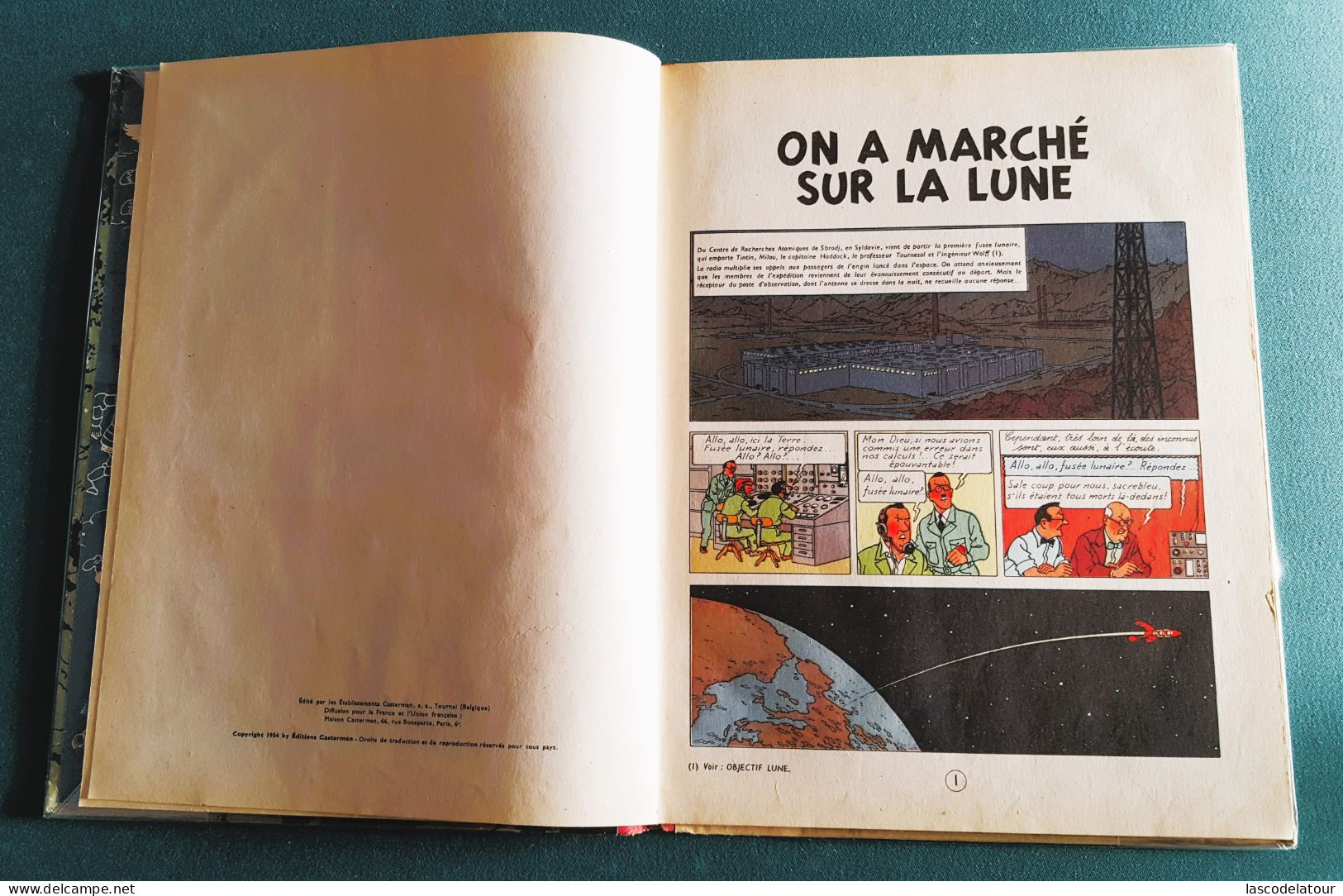 Les Aventures De TINTIN ON A MARCHE SUR LA LUNE - Hergé