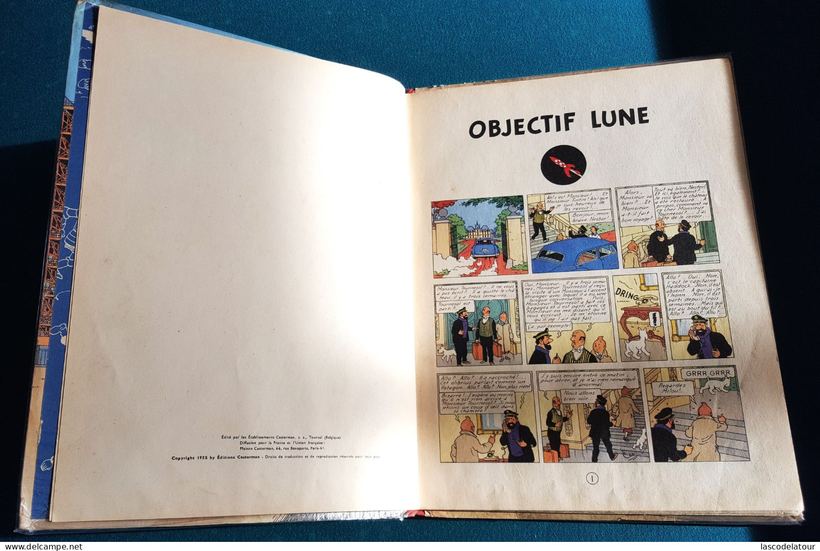 Tintin - 3 aventures - Vol. 5 : Objectif Lune + On a marché sur la