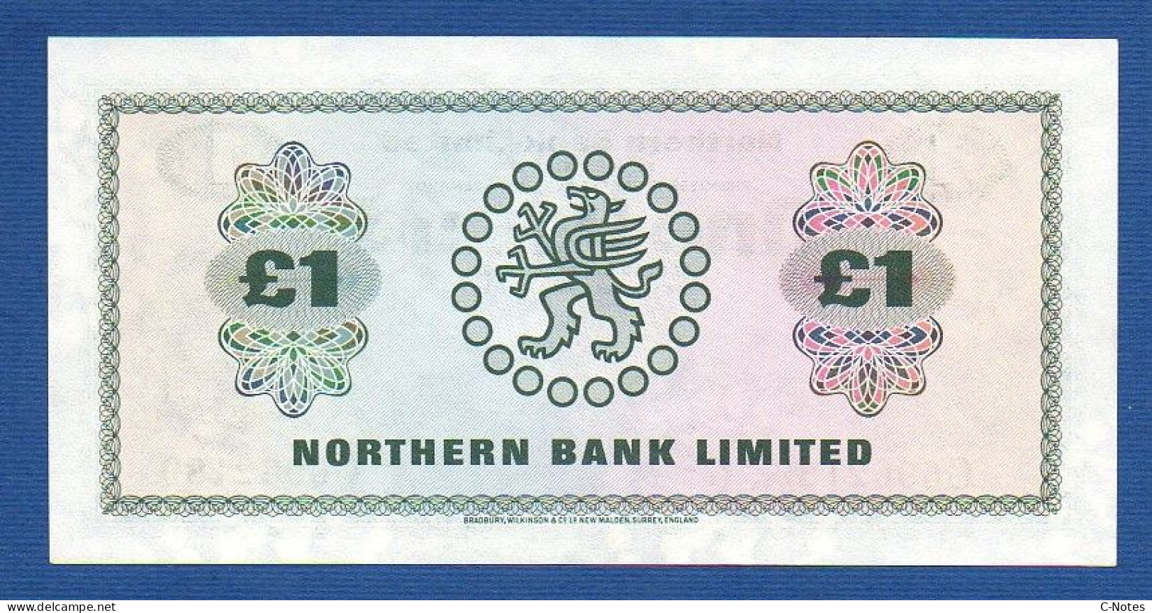 NORTHERN IRELAND - P.187c – 1 POUND 01.08.1978 UNC, S/n C6962189 Northern Bank Limited - 1 Pound