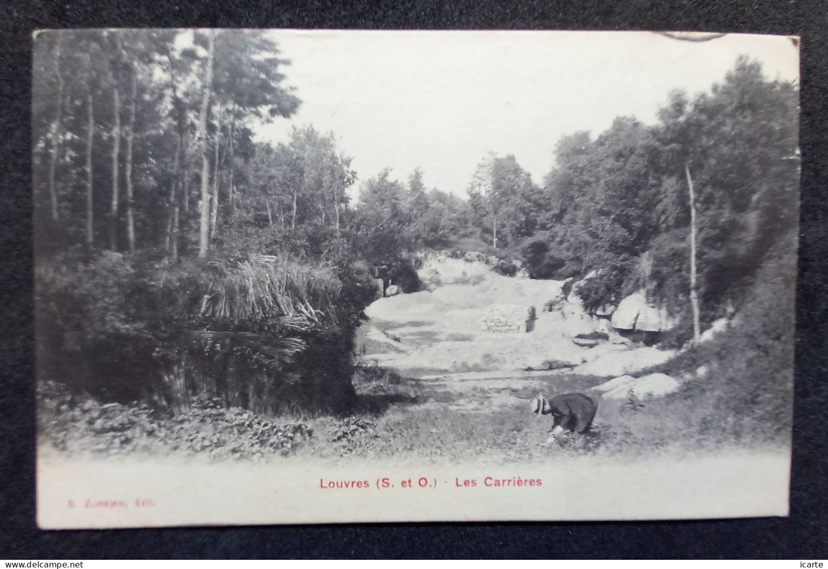 Carte Postale LOUVRES Les Carrières  En Franchise Militaire 15 Septembre 1914 - Louvres