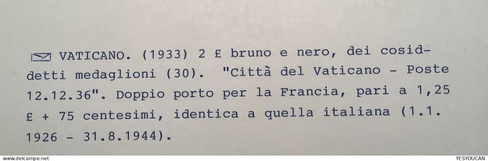 Sa.30 1933 2L Medaglioni Lettera 1936>Bourges Cher France (Vatican Cover Vaticano Italy Italia Lettre - Briefe U. Dokumente