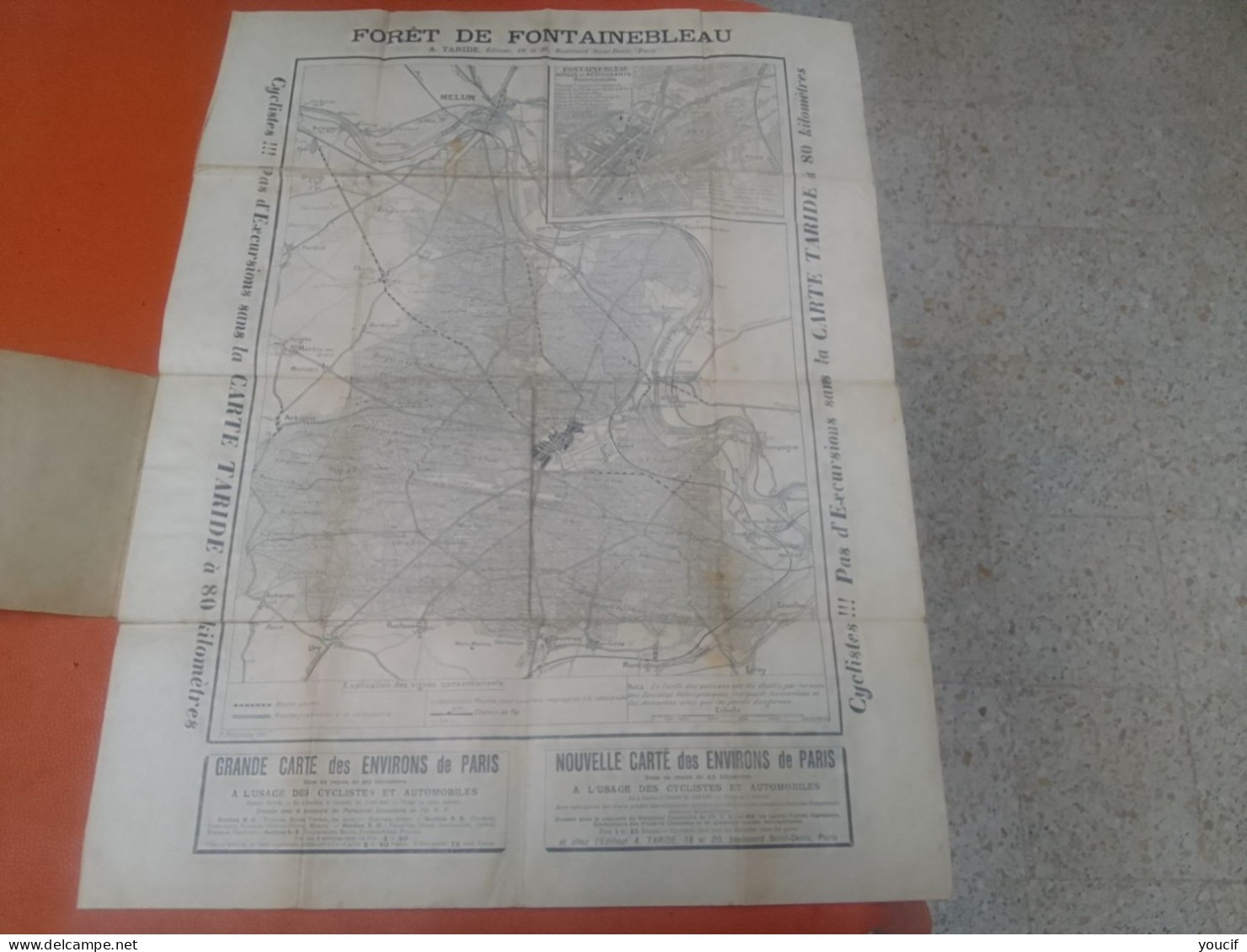 Carte Foret De Fontainebleau A L Usage Des Promeneurs - Montagnes