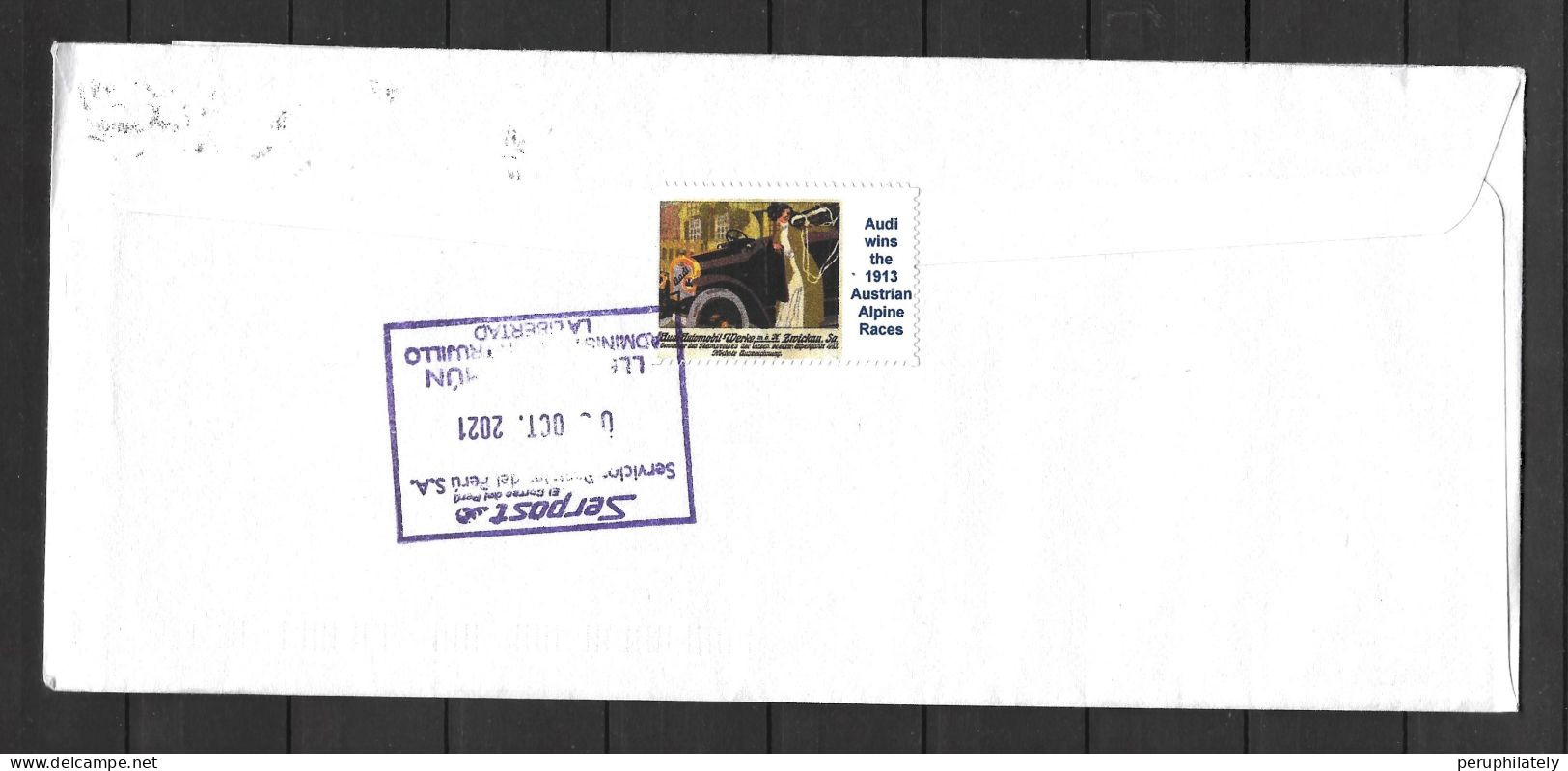 US Cover With Baseball Yogi Berra And Emilio Sanchez Stamps Sent To Peru - Lettres & Documents