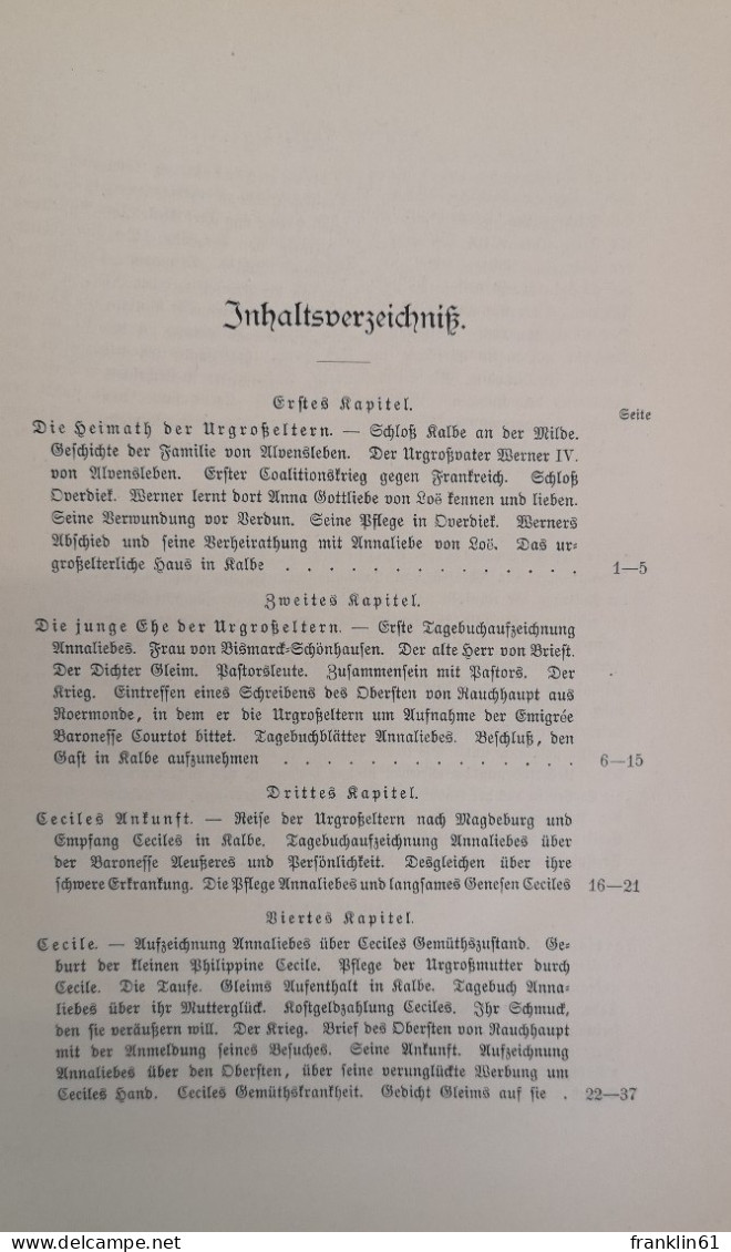 Die Memoiren Der Baronesse Cecile De Courtot. Ein Zeit- Und Lebensbild. - Biographien & Memoiren