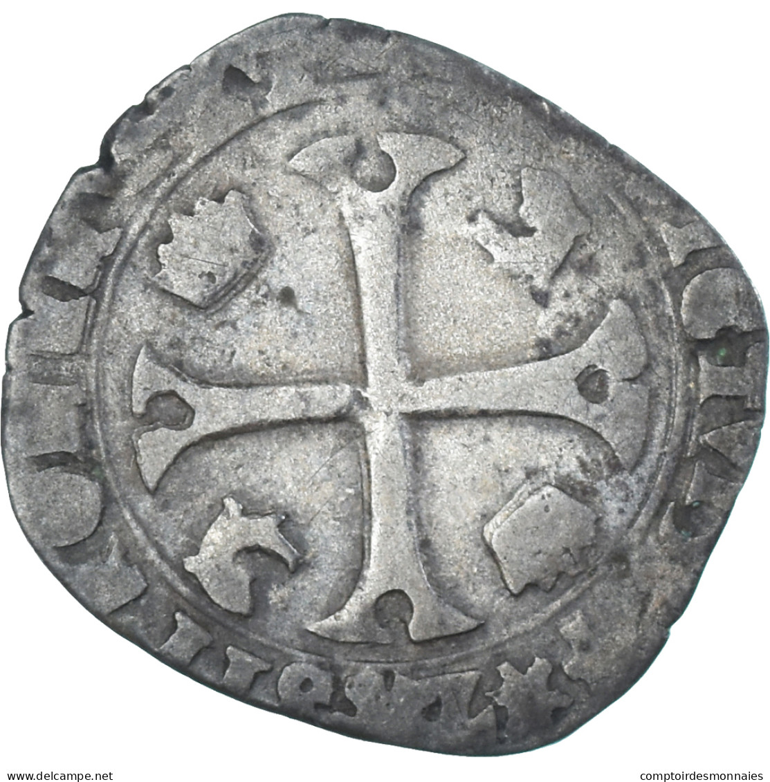 Monnaie, France, Henri IV, Douzain Du Dauphiné Aux 2 H, 1594, Grenoble, TB+ - 1589-1610 Hendrik IV