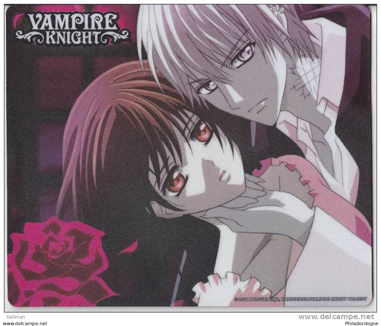 Tapis De Souris Mousse Collector - Manga "Vampire Knight" - Autres & Non Classés