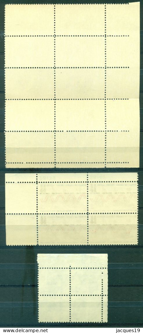 USA Series of 15 Blocks See Scans of Front and Back Mostly MNH some stamps partly detached