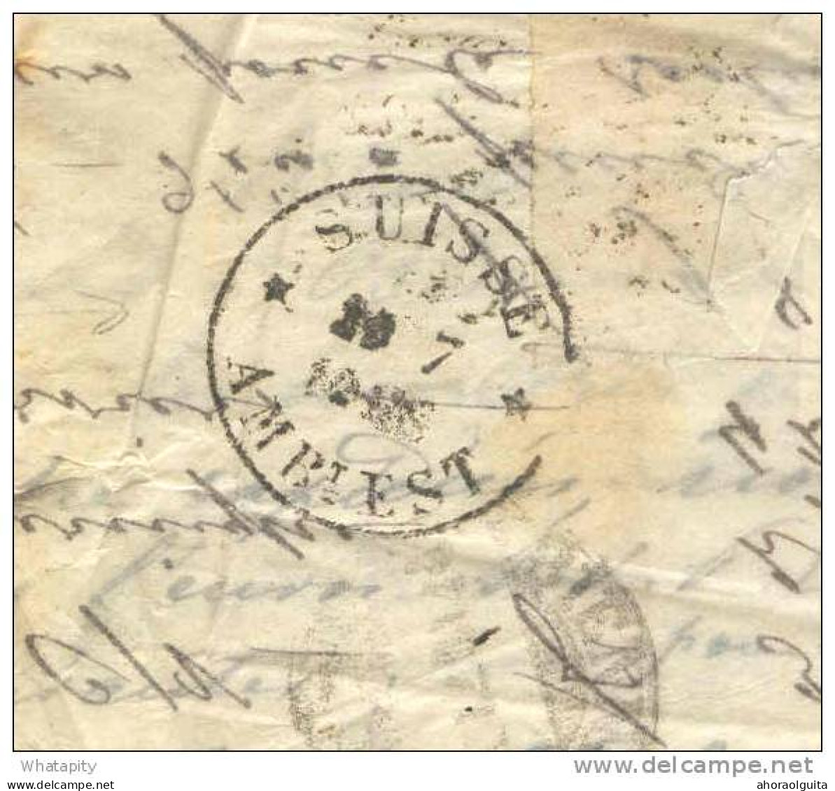 Lettre TP 30 X 3 Points 60 BRUXELLES 1871 Vers La Suisse - Cachet De Passage SUISSE AMBT EST  --  LL159 - Transit Offices