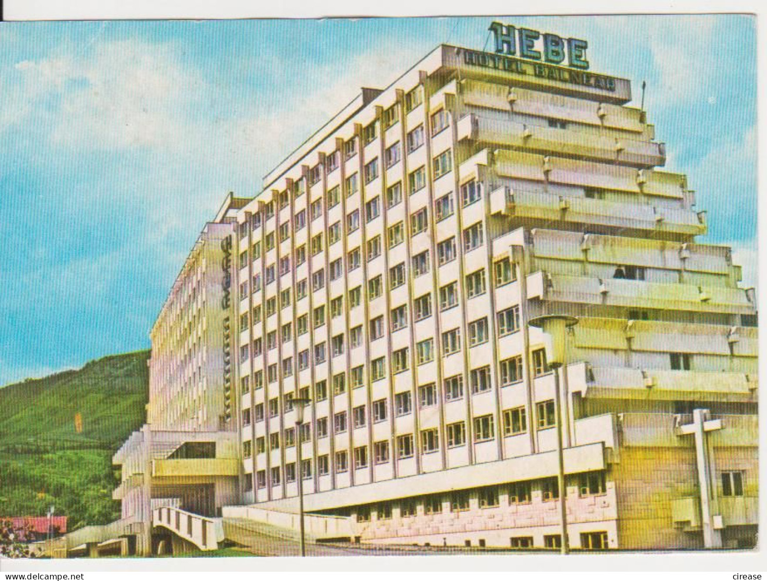 TOURISM SINGIORZ BAI HOTEL ,,HEBE,, ROMANIA POSTAL STATIONERY - Hostelería - Horesca