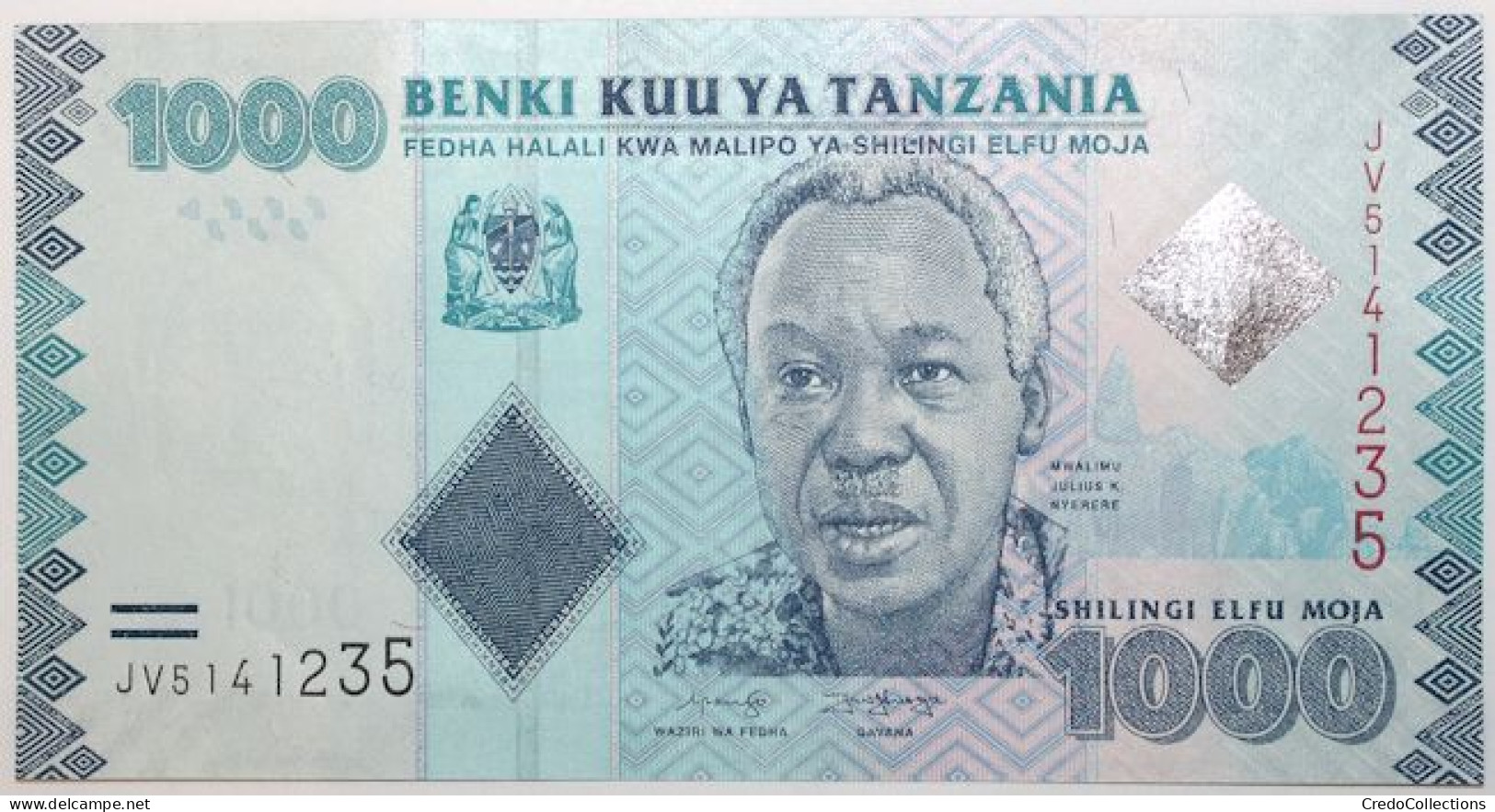 Tanzanie - 1000 Shillings - 2019 - PICK 41c - NEUF - Tanzania