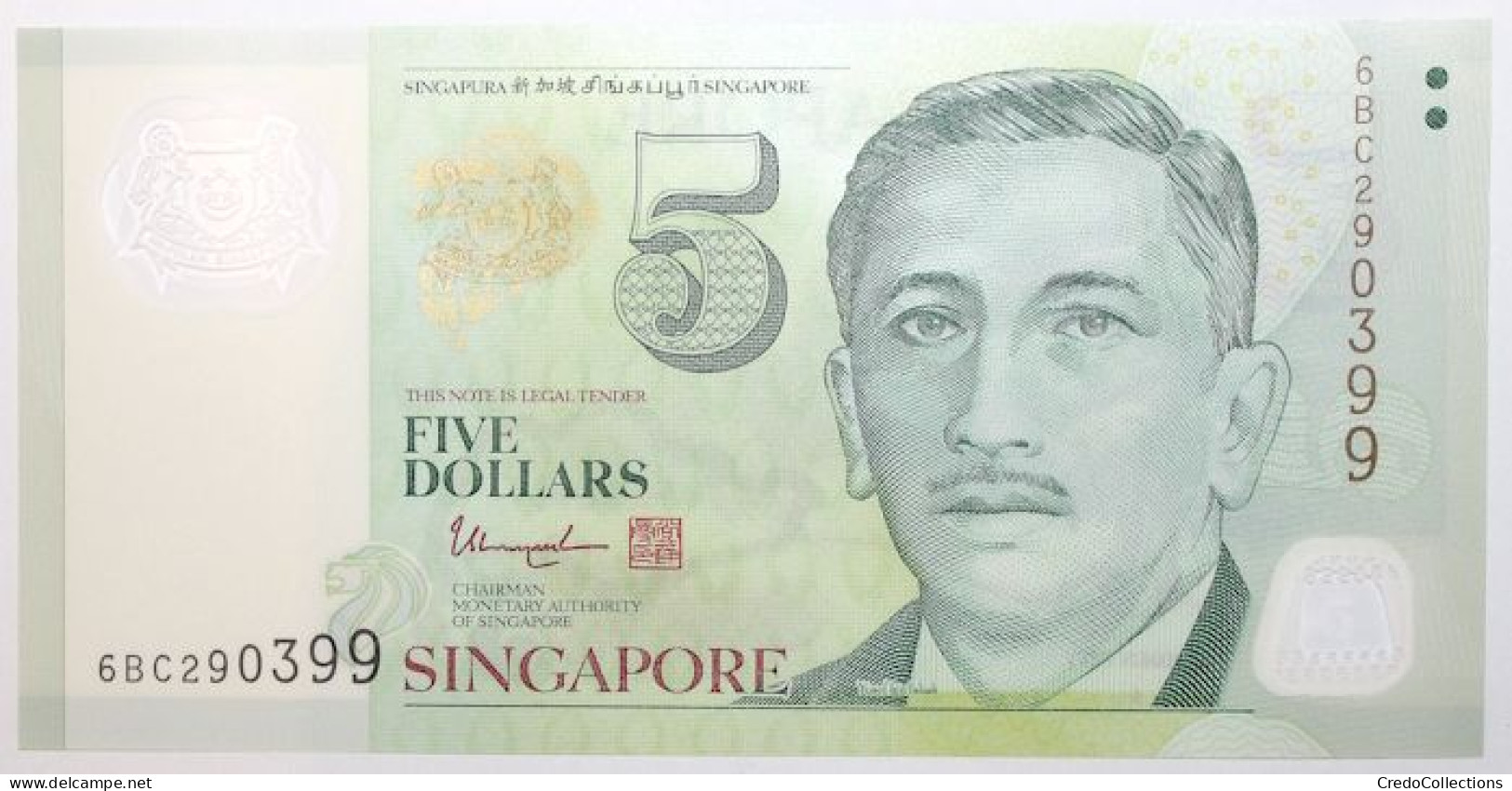 Singapour - 5 Dollars - 2020 - PICK 47g - NEUF - Singapore