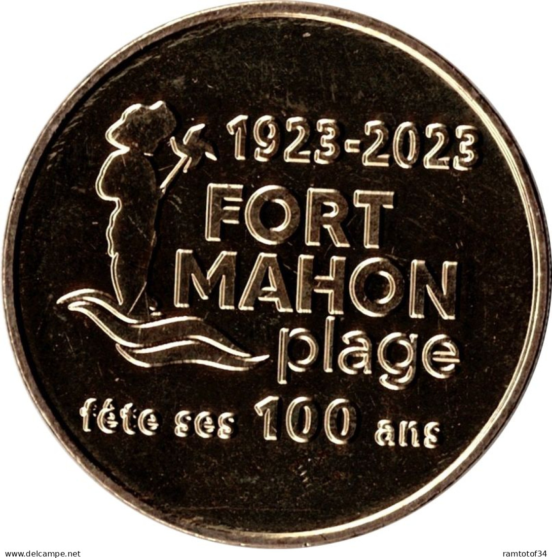 2023 MDP172 - FORT-MAHON-PLAGE - Fort-Mahon-Plage (fête Ses 100 Ans) / MONNAIE DE PARIS - 2023