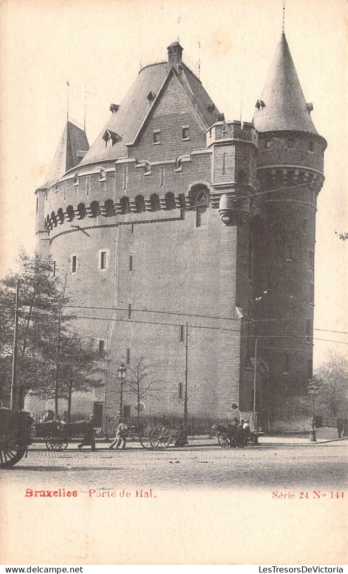 BELGIQUE - BRUXELLES - La Porte De Hal - Carte Postale Ancienne - Marktpleinen, Pleinen