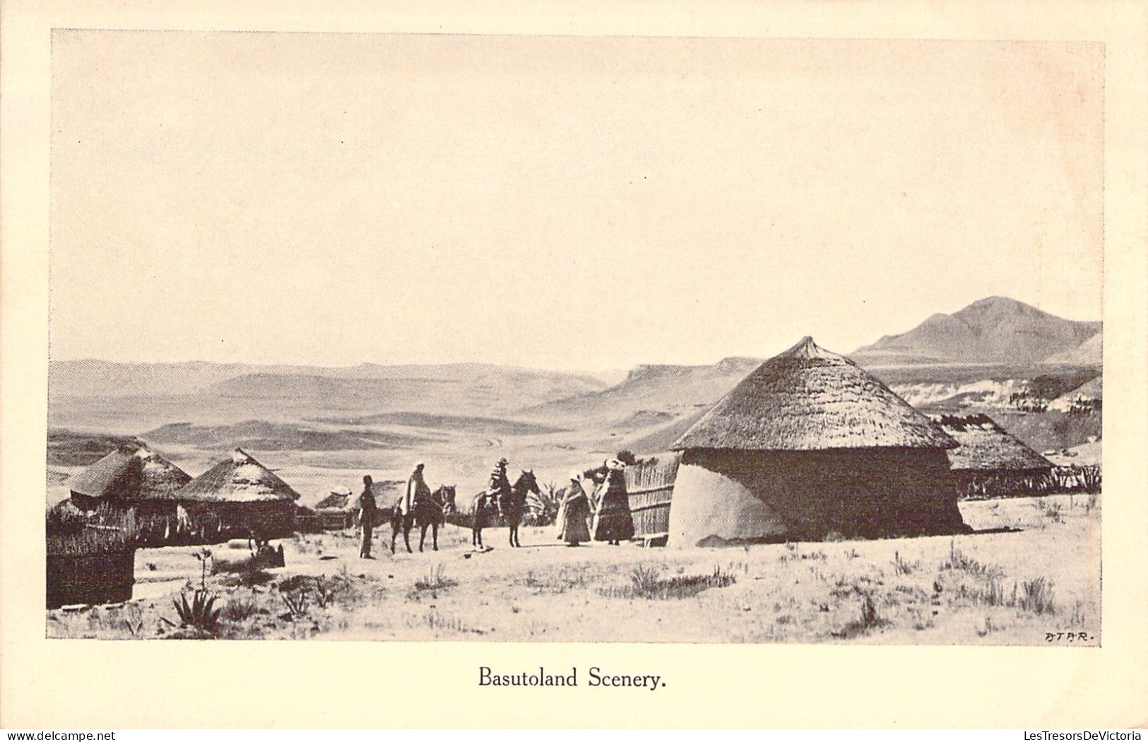 LESOTHO - Basutoland Scenery - Carte Postale Ancienne - Lesotho