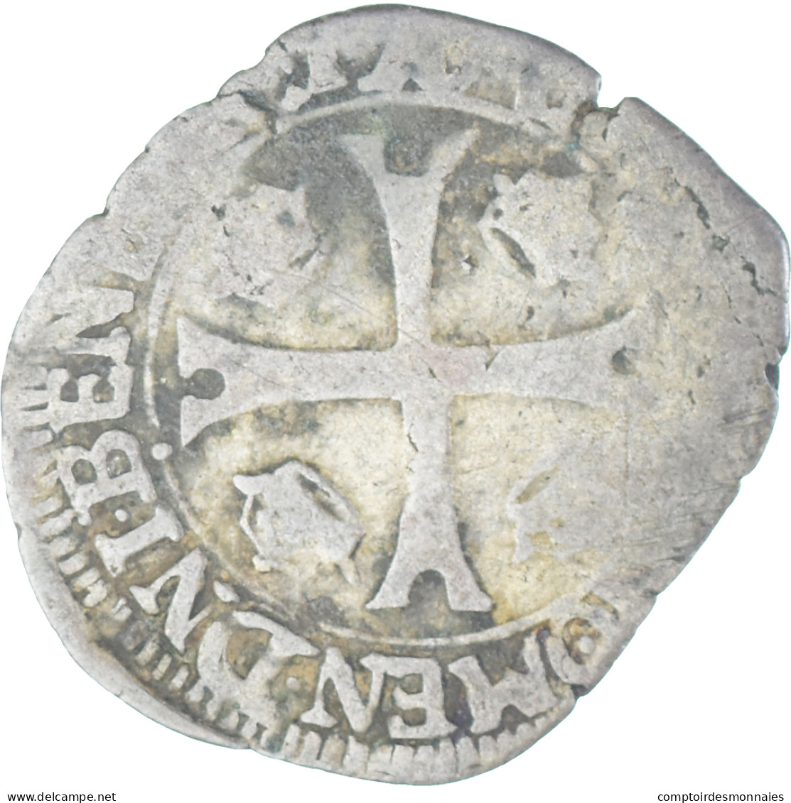 Monnaie, France, Charles X, Douzain, Date Incertaine, Lyon, 1st Type, TB - 1589-1610 Hendrik IV