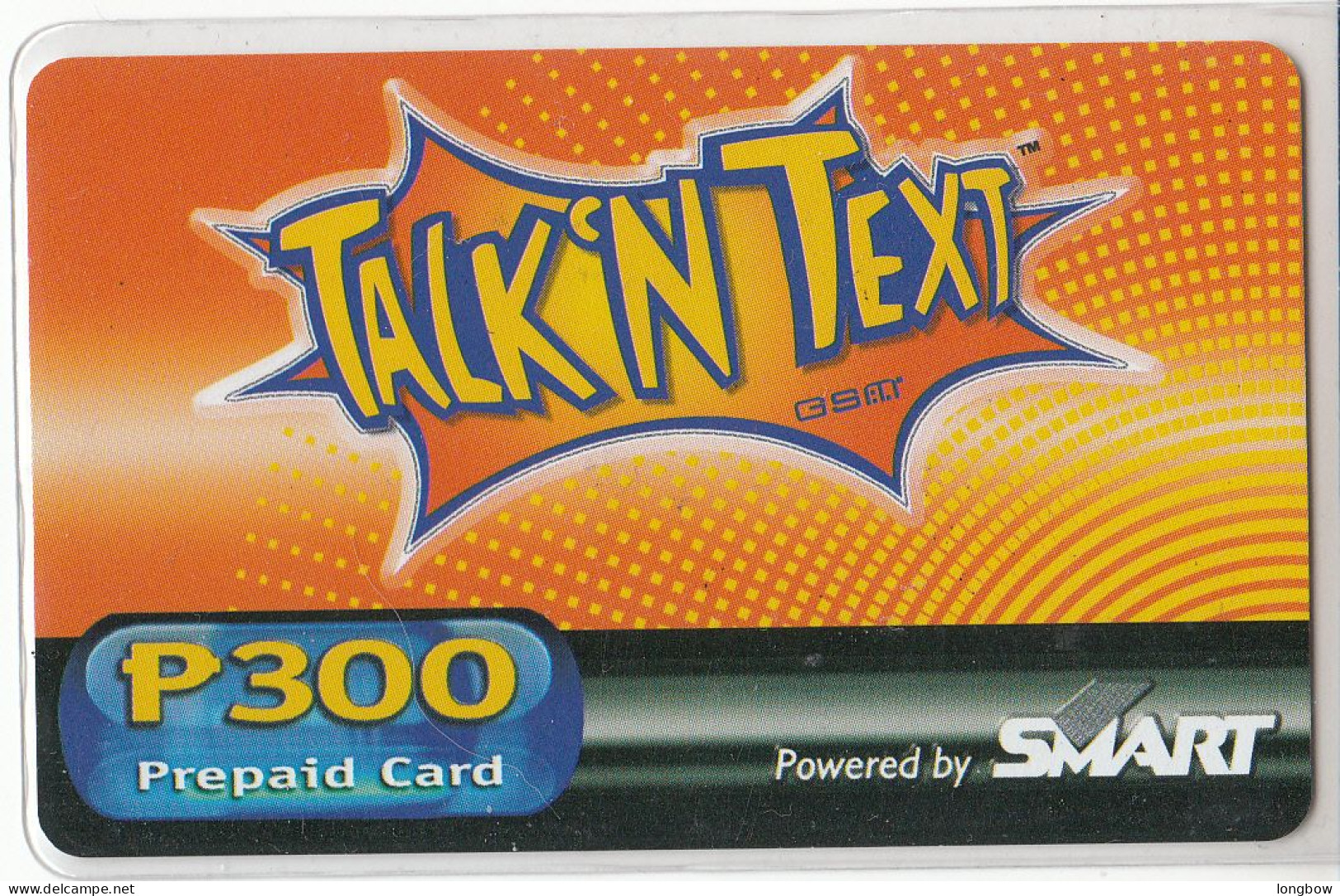 FILIPPINE - TALK'N TEXT P300 - PREPAID CARD - Philippines