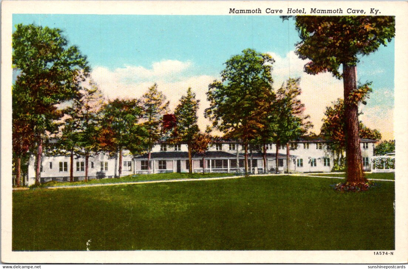 Kentucky Mammoth Cave The Mammoth Cave Hotel Curteich - Mammoth Cave