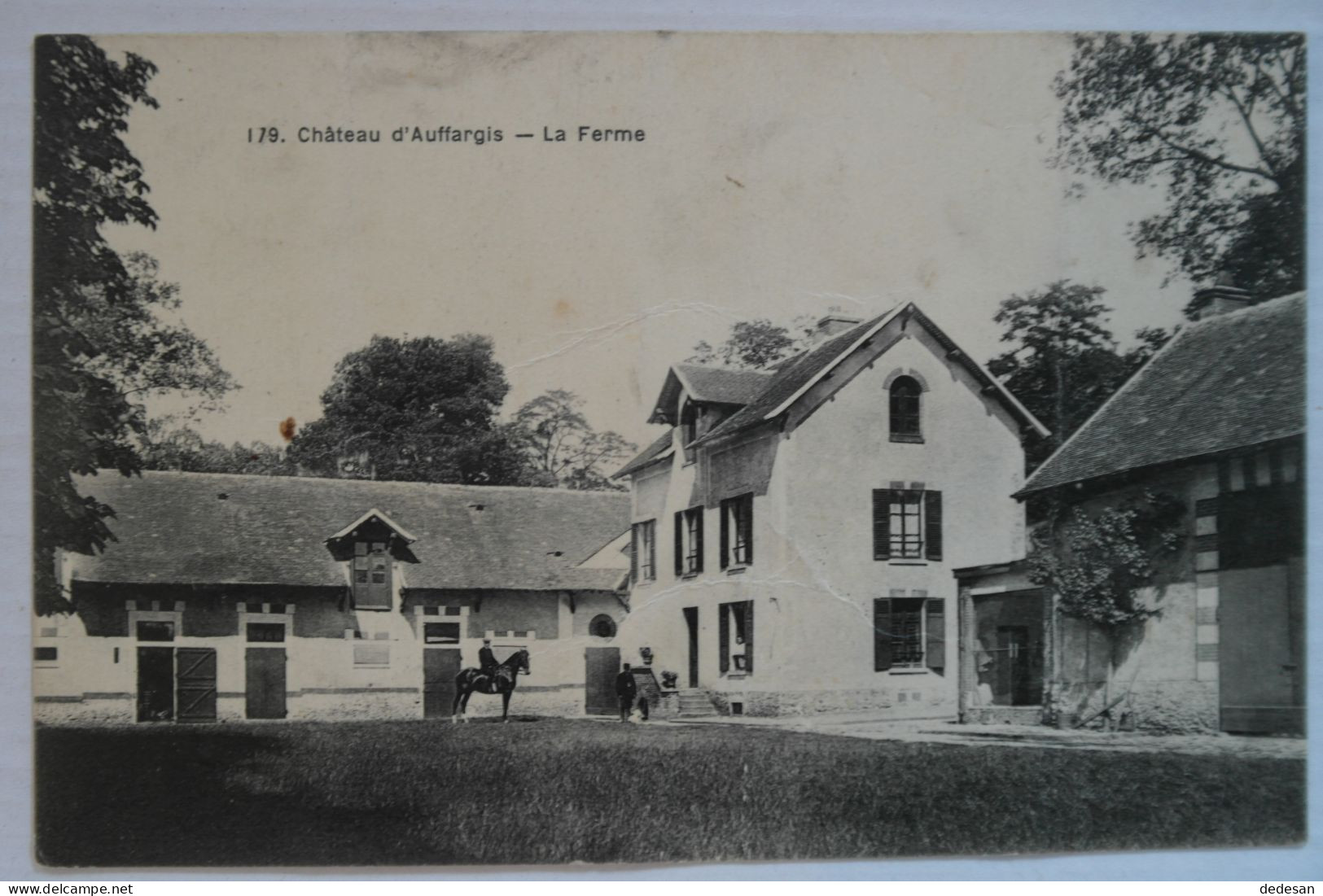 Cpa Château D'Auffargis La Ferme - TER24 - Auffargis