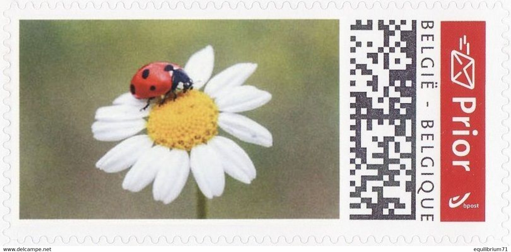 DUOSTAMP** / MYSTAMP**  - Happy Prior 2022 - Fleur & Coccinel / Bloem & Lieveheersbeestje - SPECIAL EDITION - PRIOR - Autres & Non Classés