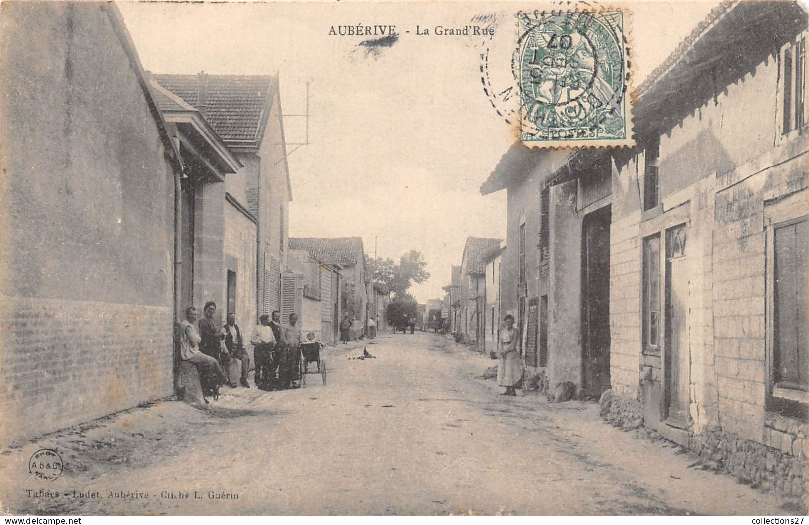 52-AUBERIVE- LA GRAND'RUE - Auberive